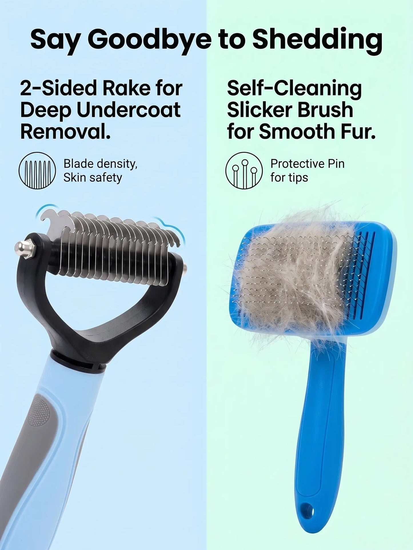 8-Piece Summer Pet Grooming Tool Set – Grooming Accessories for Small-Medium Dogs & Cats, Includes Beauty/Hair Care, Shedding & Oral Hygiene Supplies, Stress-Free for Indoor Use, Valentine’S Day Gift